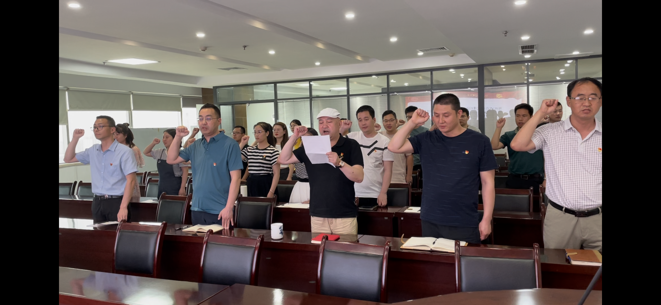 “重溫黨史，不忘初心” ——鄭州農達支部慶祝建黨100周年學習活動(圖2)